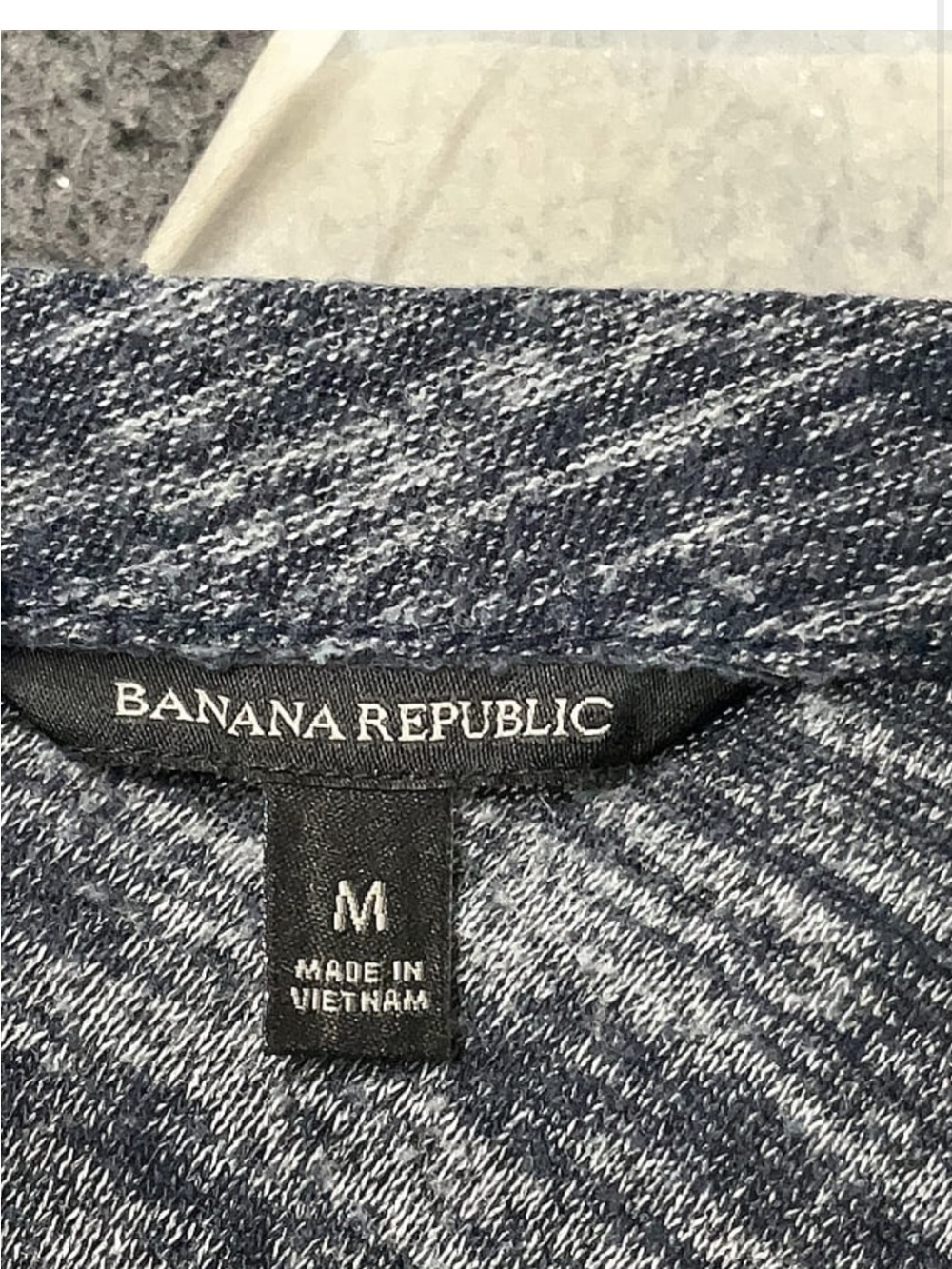 Banana Republic Black Heathered Pencil Skirt - Picture 3 of 5